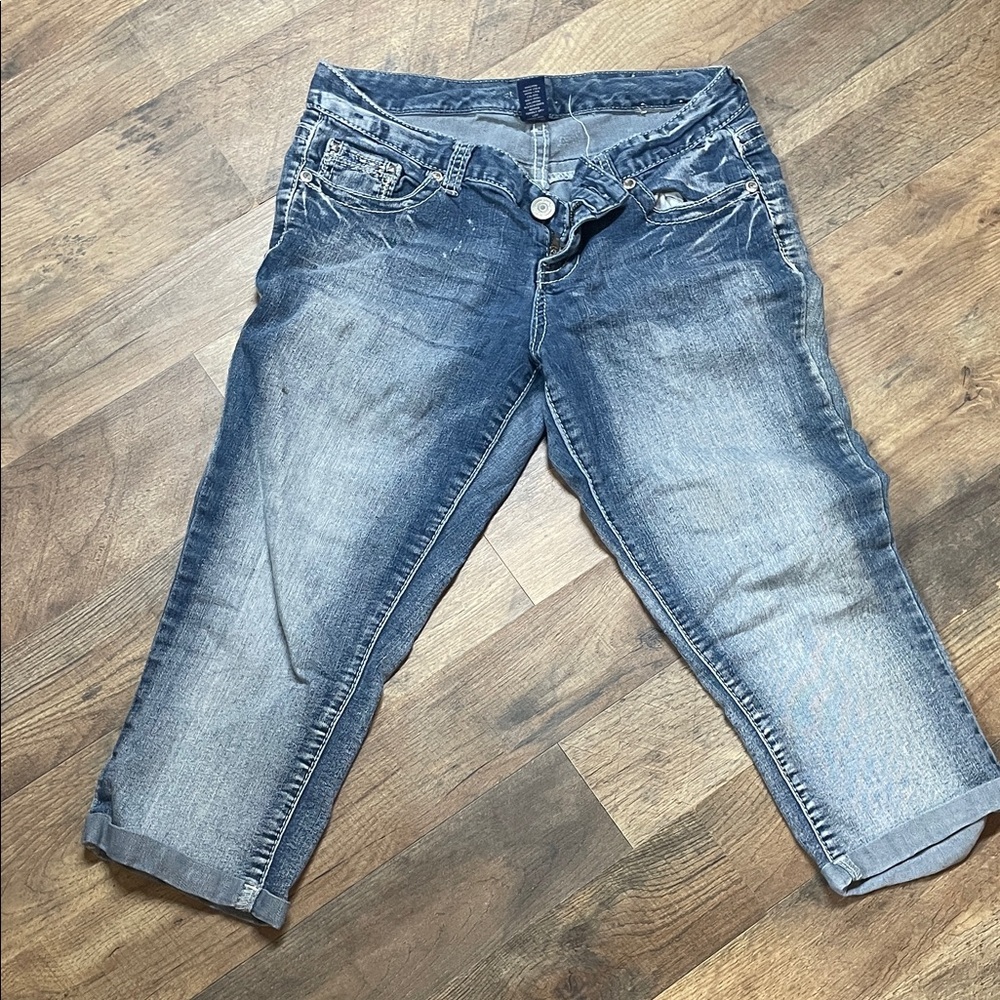 Women's Blue Jeans cropped